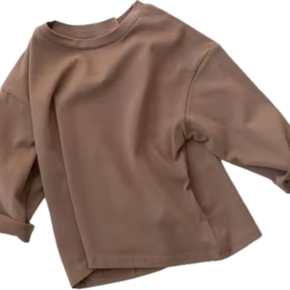 New Casual Tan Long Sleeve Top 3T